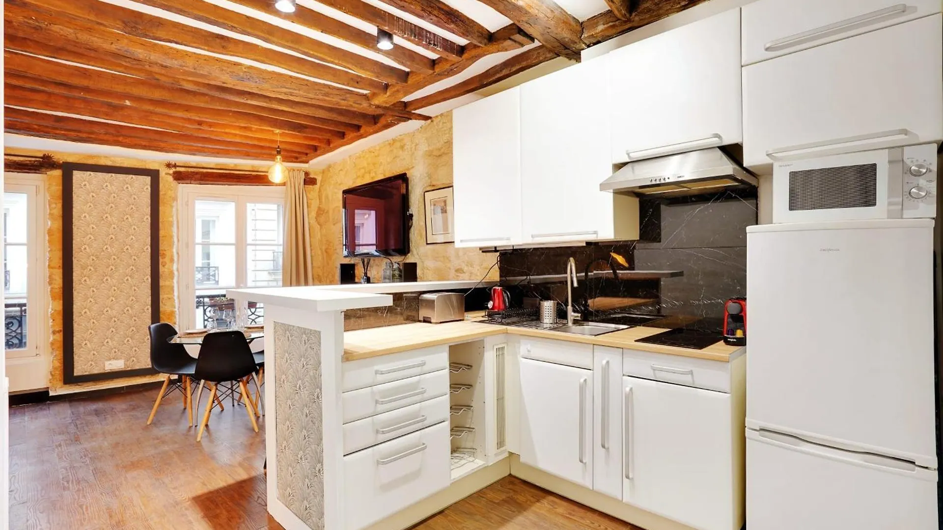 Marais - Vosges Luxury Flat Daire Paris